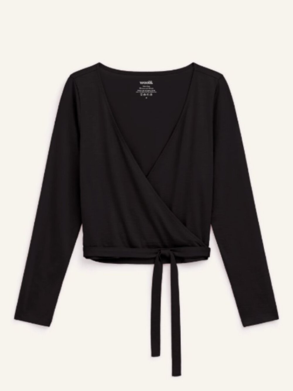 Wool& Natalia Wrap Top L